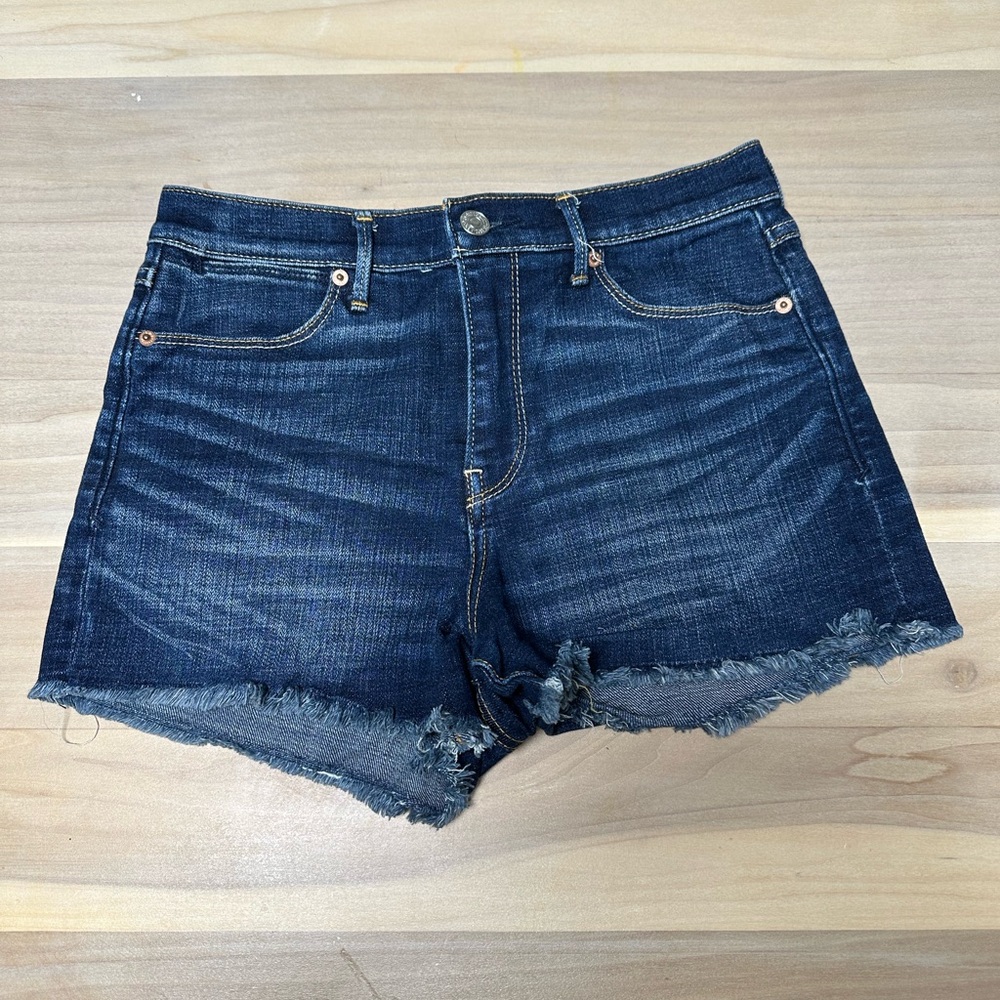 Abercrombie cut off denim shorts